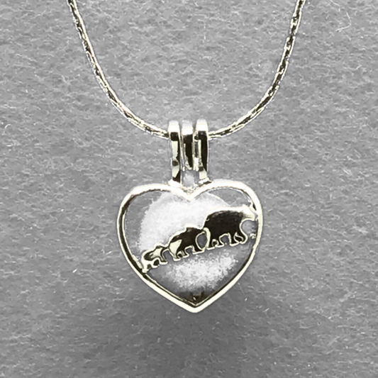 Three little bears necklace