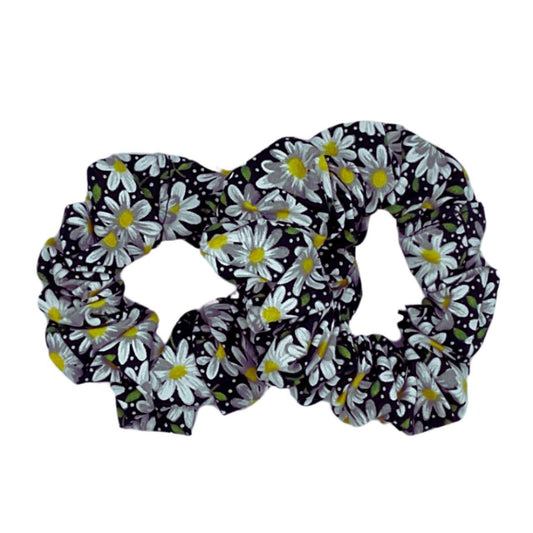 2 pack daisy scrunchies