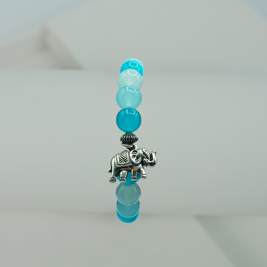 Elephant Glass bead bracelet