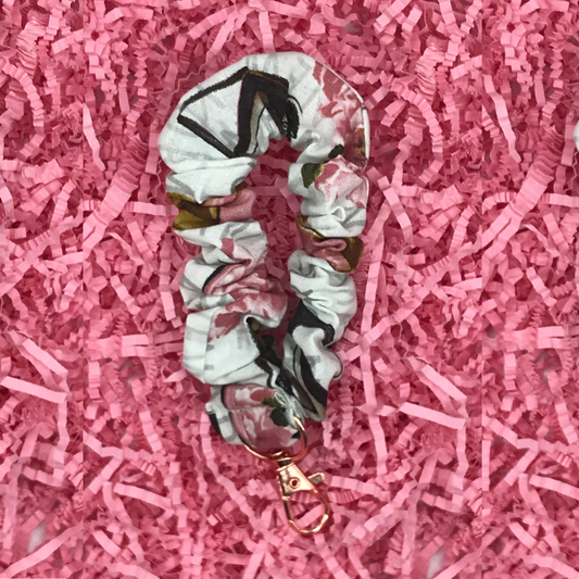 The bloom loop scrunched wristlet