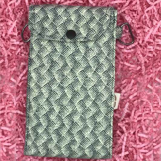 Monochrome Wave Crossbody