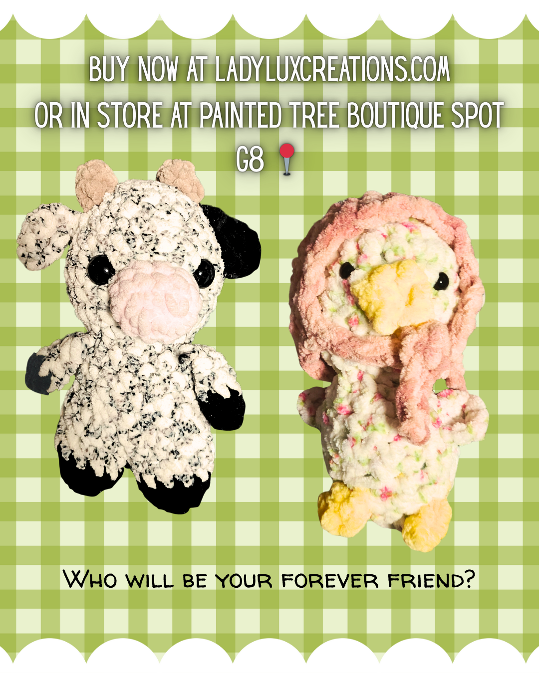 Crochet cow