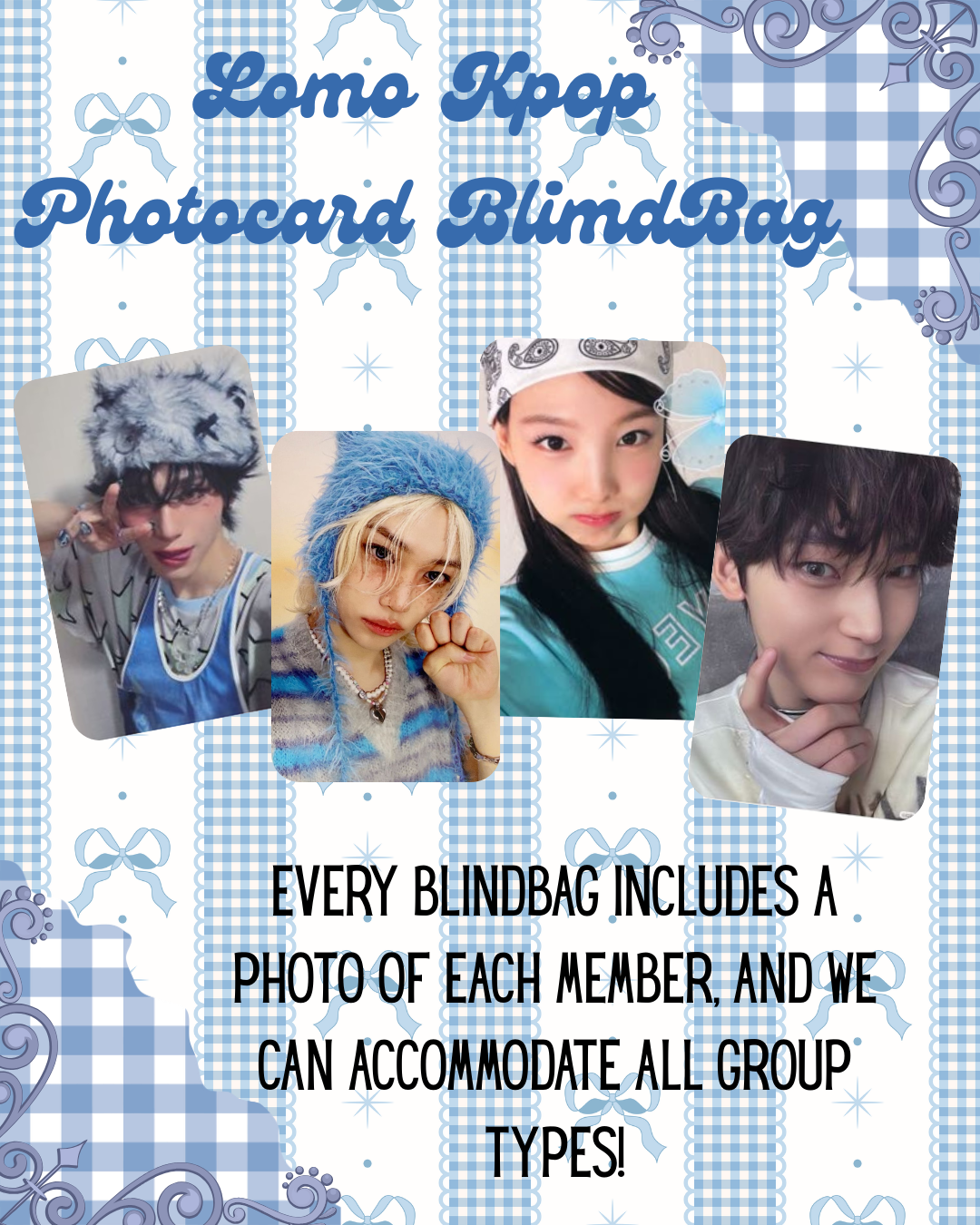 Lomo kpop photocard blindbag
