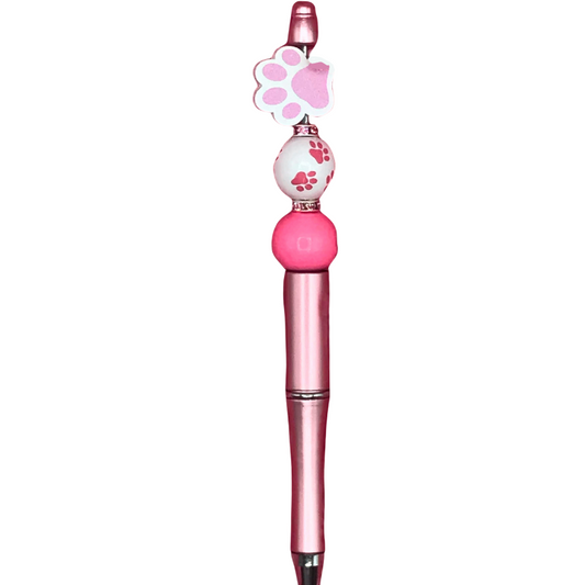Pink Paw print pen