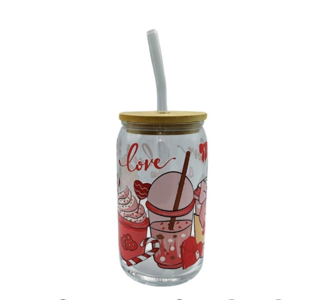 Pink love cup -16 Oz