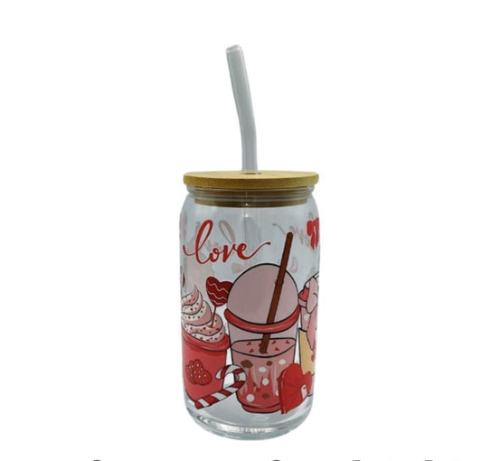 Pink love cup -16 Oz