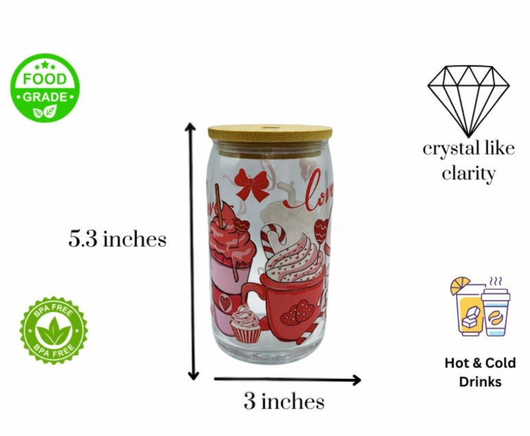 Pink love cup -16 Oz