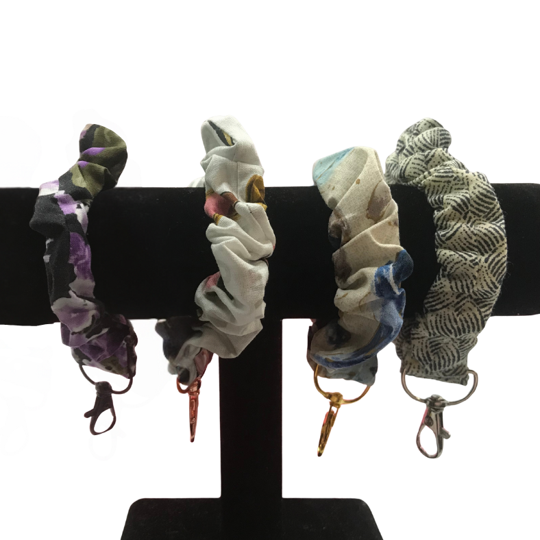 The bloom loop scrunched wristlet