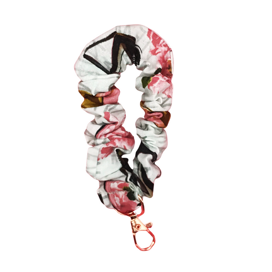The bloom loop scrunched wristlet