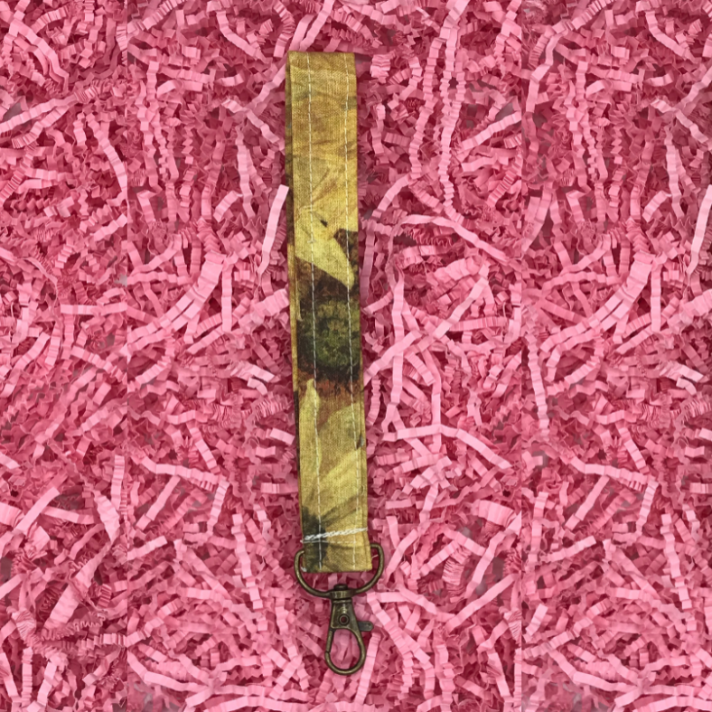 Sunflower wristlet