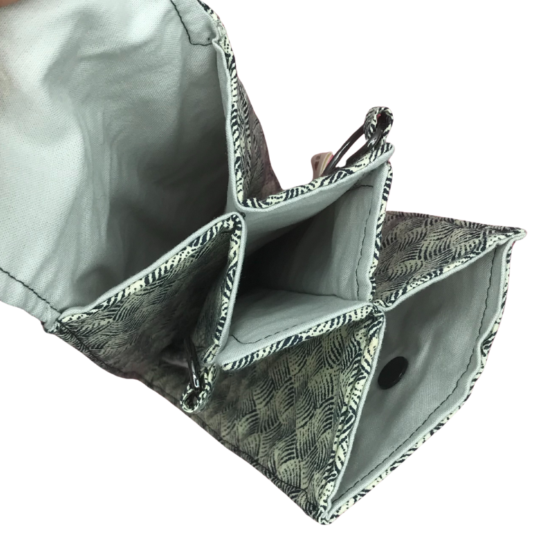 Monochrome Wave Crossbody