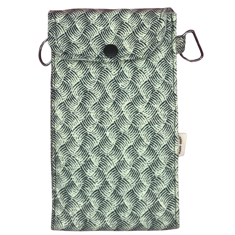 Monochrome Wave Crossbody