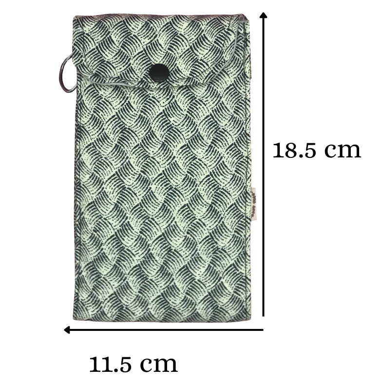 Monochrome Wave Crossbody