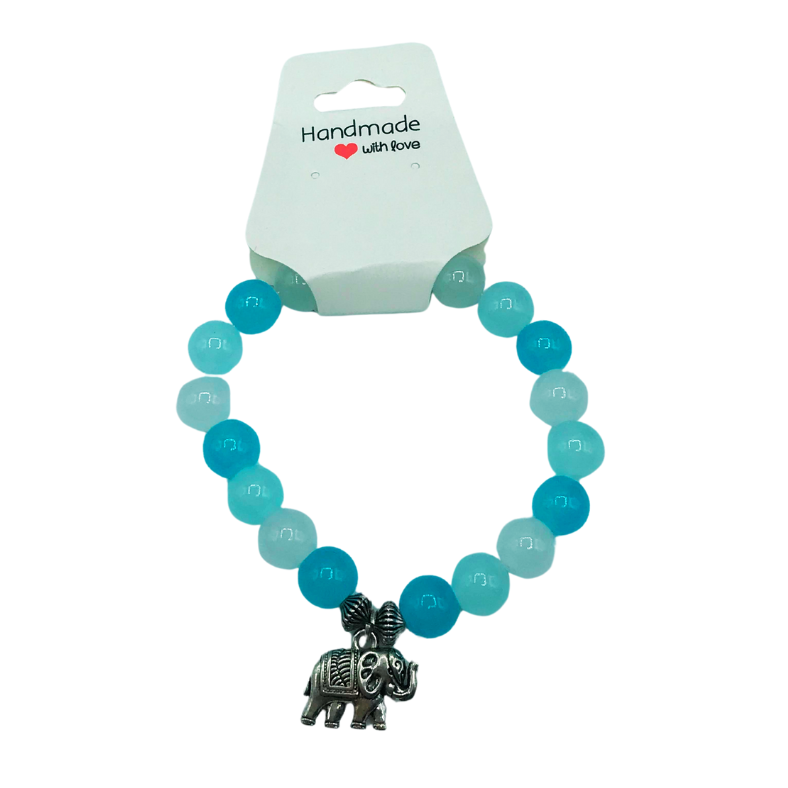 Elephant Glass bead bracelet