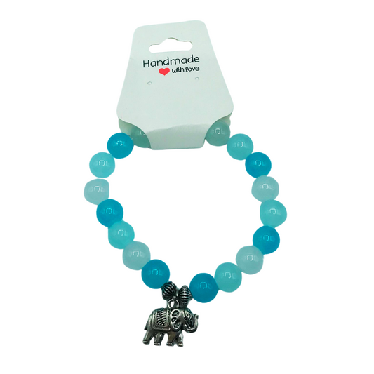 Elephant Glass bead bracelet