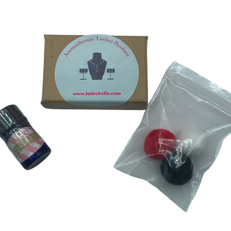Cubic aromatherapy necklace