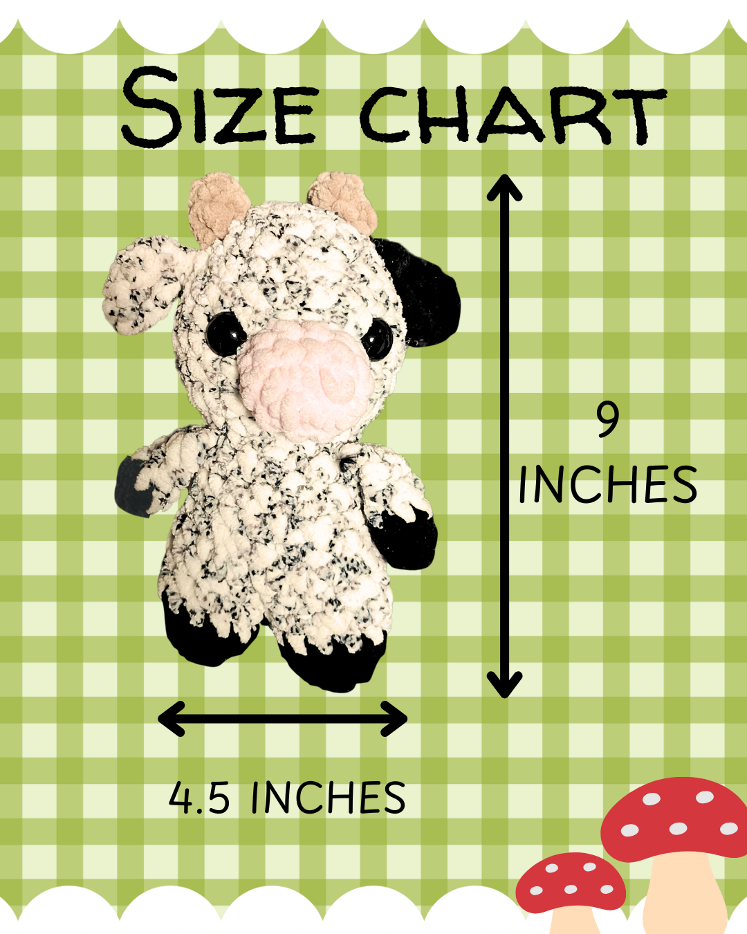 Crochet cow